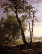 Asher Brown Durand Landscape Composition,Afternoon,in the woods Sweden oil painting artist